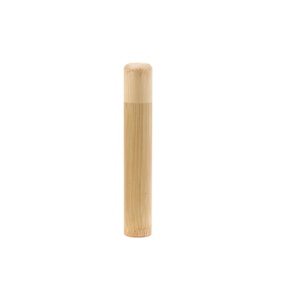 Bamboo Toothbrush Travel Case