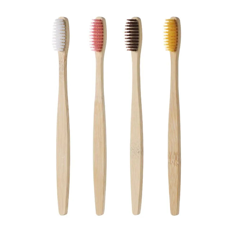 Bamboo Toothbrush Set 10 PCS