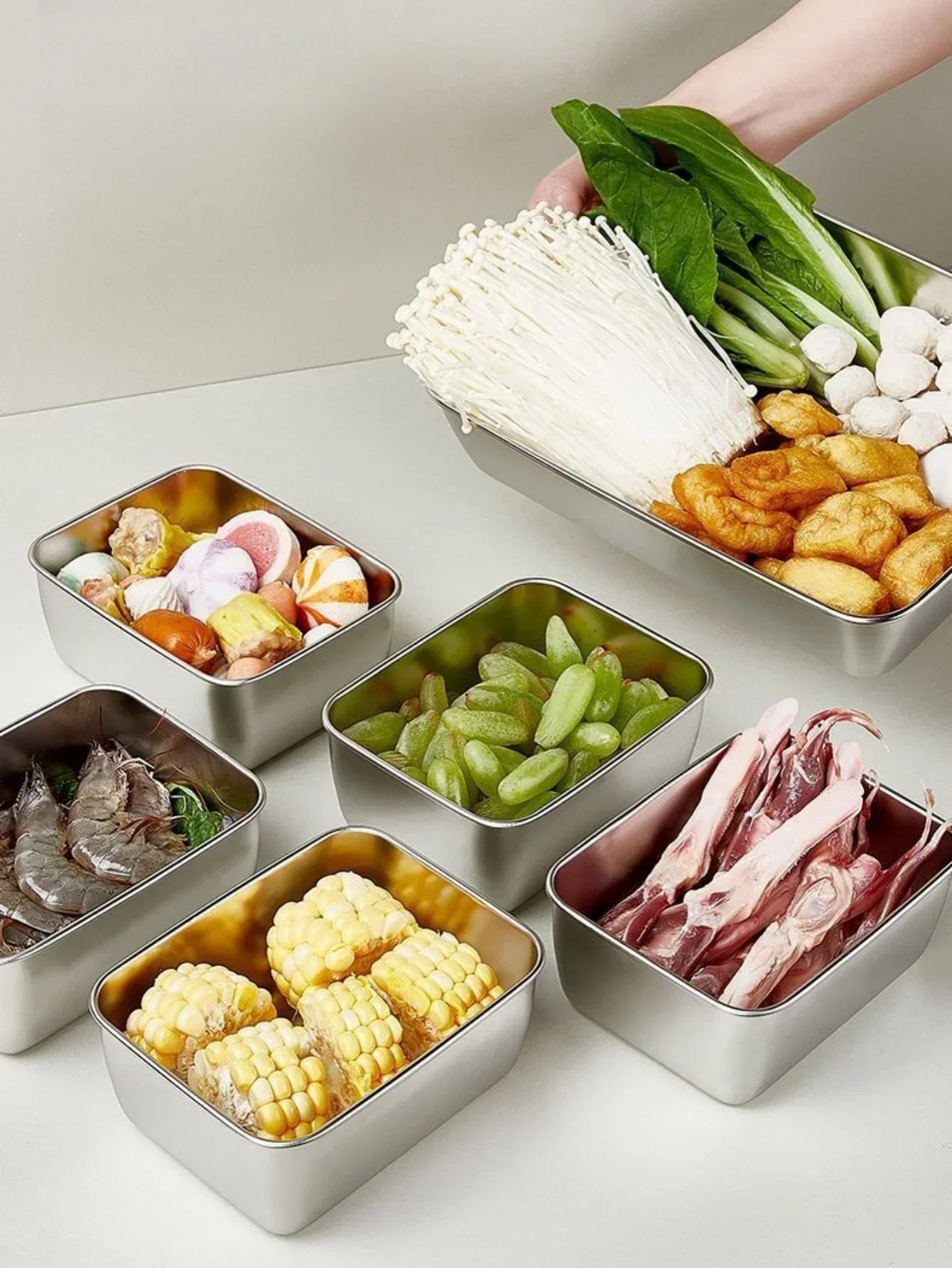 Stainless Steel Food Storage Box
