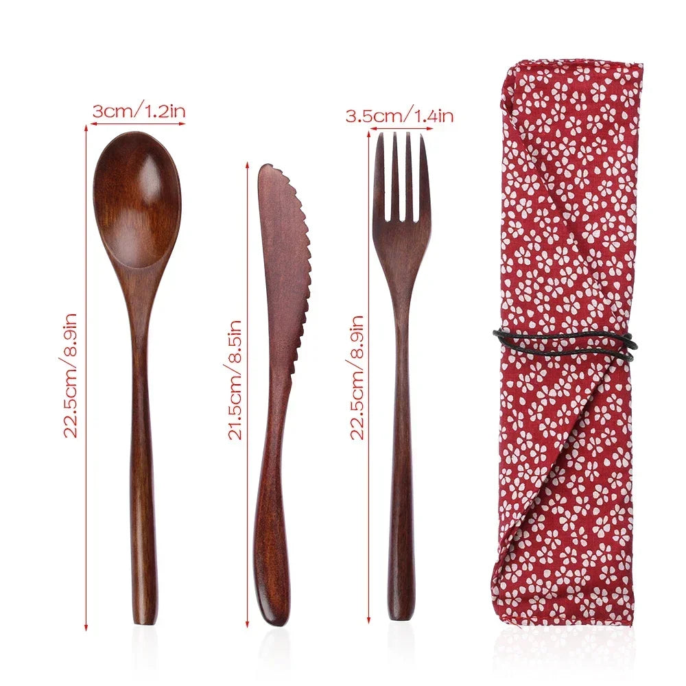 Wooden Cutlery Set