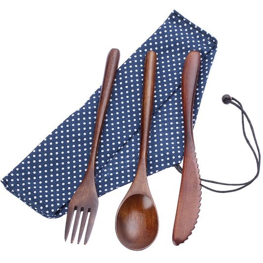 Wooden Cutlery Set
